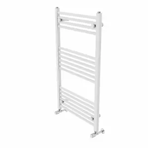 Rinse Straight Bathroom Heated Towel Rail Ladder Radiator White 1000x600mm