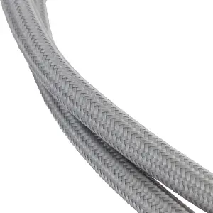 Flomasta Grey Flexible Hose ½" (L)0.5m 10mm x (Dia)14.5mm 31L/min