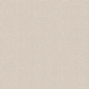 Galerie Atmosphere Beige Hextex Smooth Wallpaper