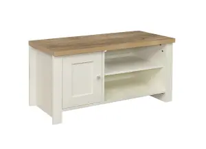 Birlea Highgate Small TV Unit Cream & Oak