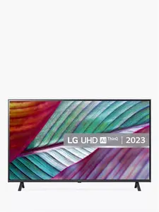 LG 43UR78006LK LED HDR 4K Ultra HD Smart TV, 43 Inch With Freeview Play/Freesat HD, Dark Iron Grey