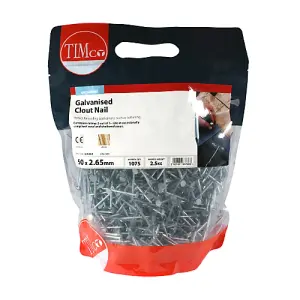 TIMCO Clout Nail Galvanised - 50 x 2.65