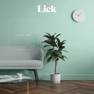 Lick Teal 04 Matt Emulsion paint, 2.5L