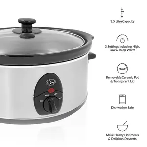 Quest 35270 3.5 Litre Slow Cooker