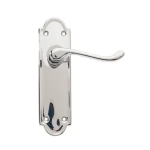 Amman Passage Door Handle (Set of 2) Polished Chrome