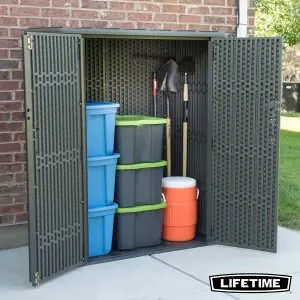 Lifetime 4.5 Ft. x 2.5 Ft. Vertical Storage Shed (1445.6 L)