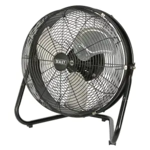 Sealey Industrial High Velocity Floor Fan with Internal Oscillation 18" HVF18IS