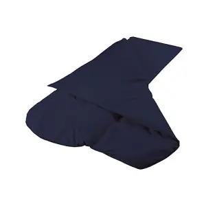 Duvalay Comfort Sleeping Bag Navy 4.5 Tog Hollowfibre 66x190cm