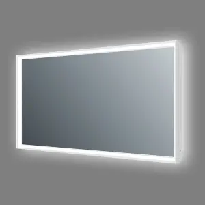 Solstice Chrome LED Illuminated Backlit Bathroom Mirror (H)700mm (W)1200mm