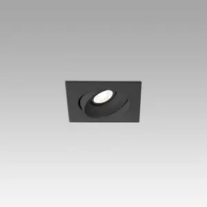 Luminosa Arg Tiltable Black recessed Downlight GU10