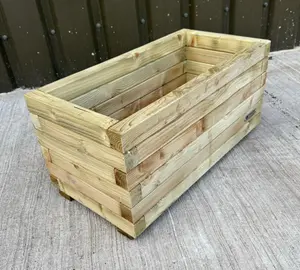 Simply Wood Signature Classic TROUGH Planter - Large