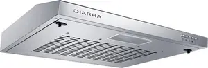 CIARRA 60cm Visor Cooker Hood Undercabinet Hoods Stainless Steel Wall Mounted Kitchen Extractor Fan Model CBCS6903