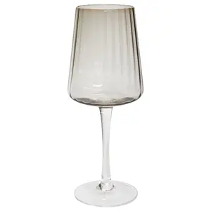 Set of 4 Wine Glasses QUARTZ Grey