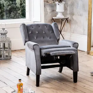 Annapoli Recliner Armchair - Grey