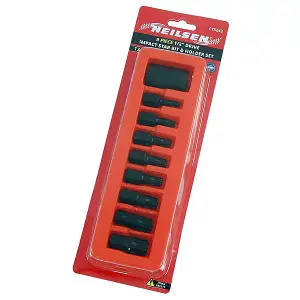 1/2" Drive Impact Trx-star Socket Bit & Holder Set 9pc (Neilsen CT5243)