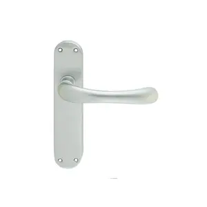 Ibra Latch Door Handle (Set of 2) Satin Chrome