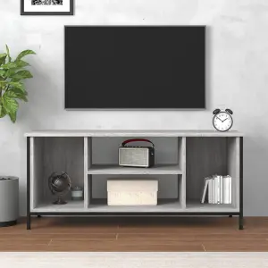 Berkfield TV Cabinet Grey Sonoma 102x35x45 cm Engineered Wood