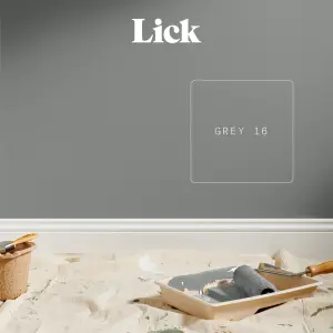 Lick Grey 16 Matt Emulsion paint, 2.5L