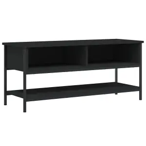 Berkfield TV Cabinet Black 100x35x45 cm Engineered Wood