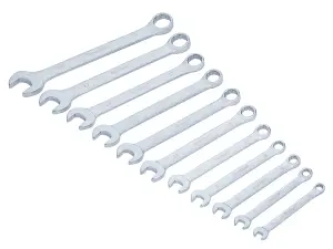 Bluespot Combination Spanner Set Metric Wrench 6-19mm 11-Piece 04111