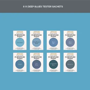 Rust-Oleum Blue Chalky Furniture Paint Tester Samples - 10ml