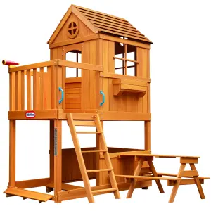 Little Tikes Real Wood Adventures 2 Storey Garden Playhouse