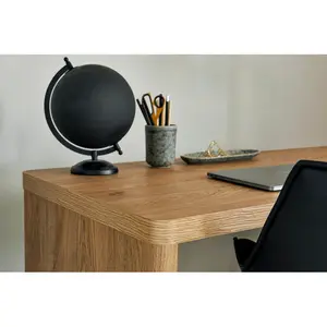 Belfield L-Shape Desk Montana Oak