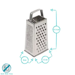 Argon Tableware Stainless Steel Box Grater