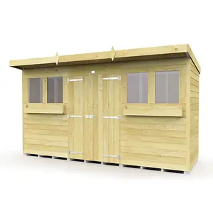 DIY Sheds 12x4 Pent Summer Shed