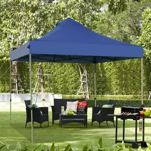 Costway 3 x 3m Pop Up Canopy Tent Outdoor Folding Party Tent Commercial Instant Shelter