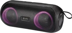 QTX Dual LED Portable Bluetooth Speaker