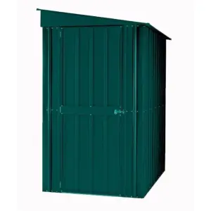 4 x 6 Pent Metal Garden Shed - Heritage Green (4ft x 6ft / 4' x 6' / 1.2m x 1.8m)