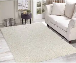 Esterly Ivory White Shaggy Rug Hashtag Home Rug Size: Rectangle 80 X 150cm