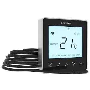 Heatmiser - NeoStat e - Black Thermostat