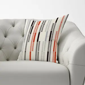 Dashed Stroke Pattern Cushions 60cm x 60cm