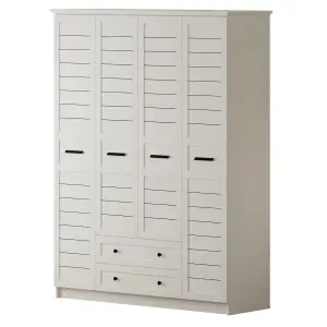 VENICE XL  4 Door 2 Drawer Wardrobe