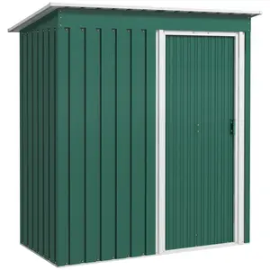 Brayle 5 ft. x 3 ft. Galvanised Steel Pent Storage Shed