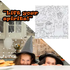 Halloween Canvas Craft Accessory Halloween Party, Trick or Treat 25cm Witch