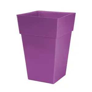 simpa 2PC Moda Milano 28L Aubergine Plastic Planters.