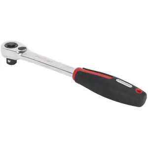 Premium Compact Head Ratchet Wrench - 1/2 Inch Drive with Flip Reverse and 72-Tooth Mechanism