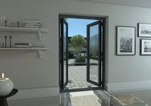 Green & Taylor Anthracite Grey Aluminium External French Doors - 1190 x 2090mm (WxH)