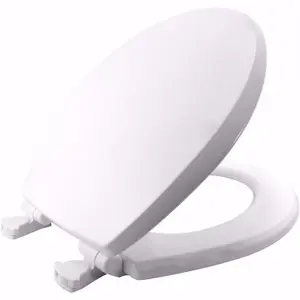 Bemis 5000EL Wood Toilet Seat with Smartlift Take Off Slow Close