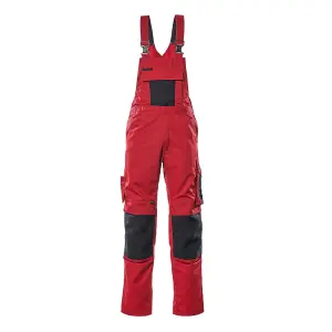 Mascot Unique Augsburg Bib & Brace - Red/Black   (30.5) (Leg Length - Short)