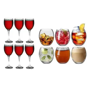 Argon Tableware - 12 Piece Classic Glassware Set