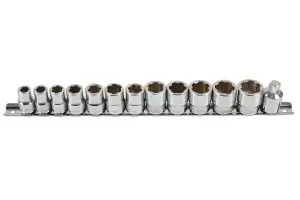 Laser Tools 6834 13pc Socket Set for Damaged/Undamaged Nuts 8-19mm