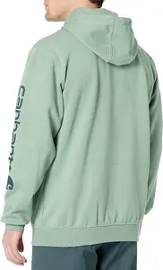 Carhartt Loose Fit Midweight Logo Sleeve Graphic Sweatshirt Jade Heather L