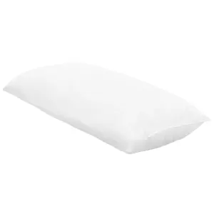 Set of 2 Pillows ERRIGAL Microfibre High 40 x 80 cm White