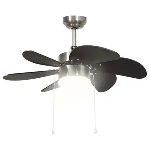 Dornan 76cm Ceiling Fan with Light Kit Black