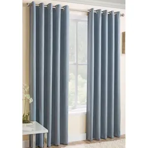 Biller Eyelet Thermal Light Reducing Curtain (Set of 2) Duck Egg / 117cm Width x 137cm Drop