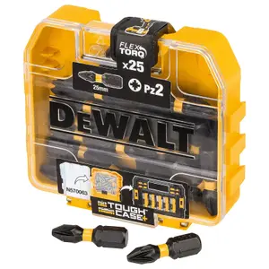 DEWALT Impact Torsion Bits PH2 25mm Tic Tac Display 21 Piece